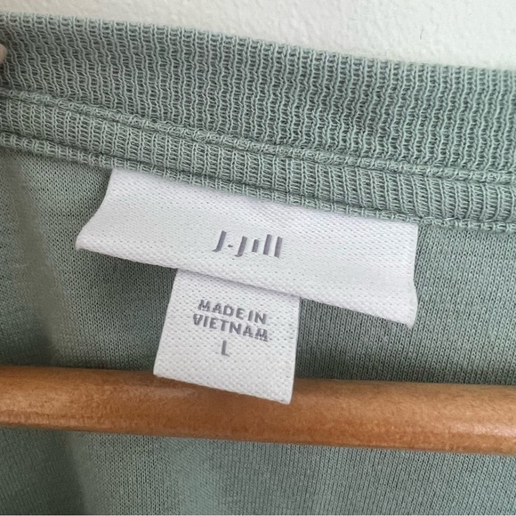 J. Jill Sage Green Knit Tunic - Picture 2 of 7